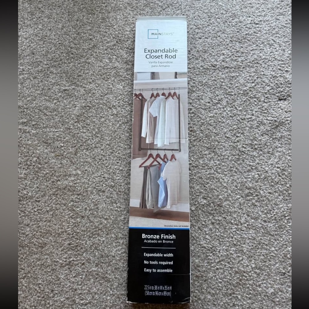 Expandable Closet Rod